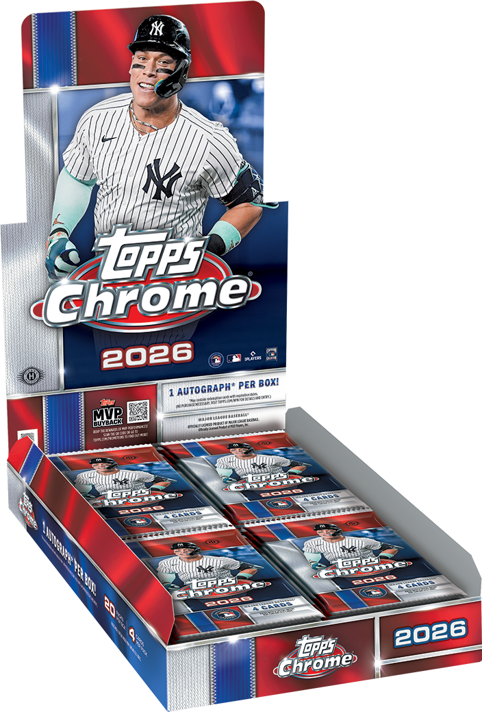 2026 Topps Chrome® Baseball - Hobby Box