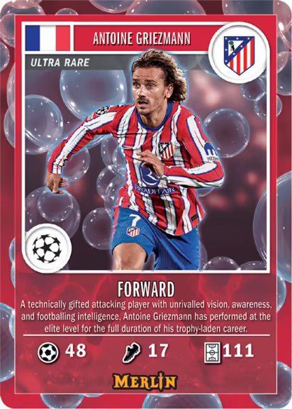 2024-25 TOPPS Merlin UEFA Club Competitions Soccer Cards Blaster Box