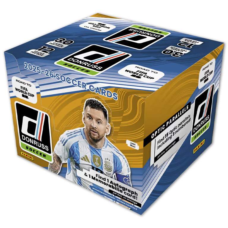 2025-26 PANINI Donruss Road to FIFA World Cup 2026 Soccer Cards Hobby Box