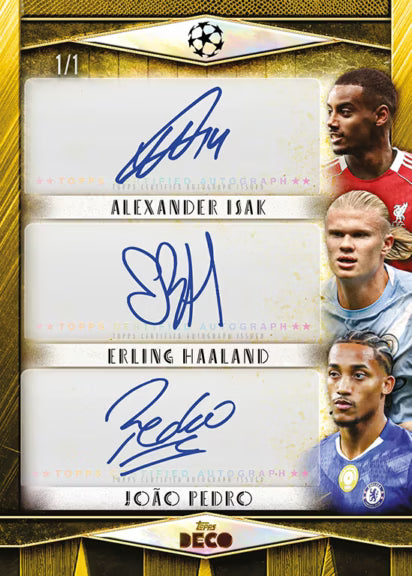 2025-26 TOPPS Deco UEFA Club Competitions Soccer Cards