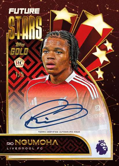 2025-26 TOPPS Gold Premier League Soccer Cards