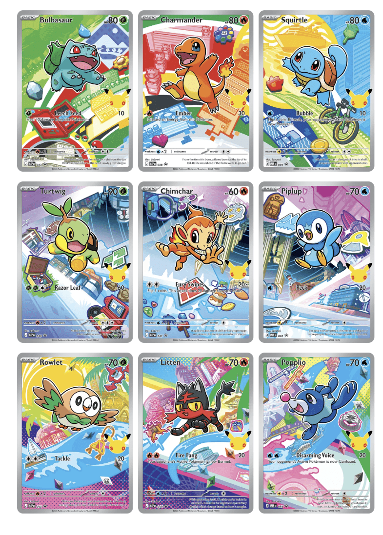 2026 Pokemon First Partner Illustration Collection Series 1