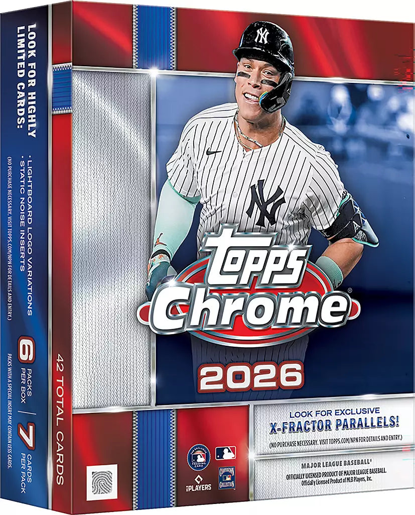 2026 Topps Chrome® Baseball - Mega Box