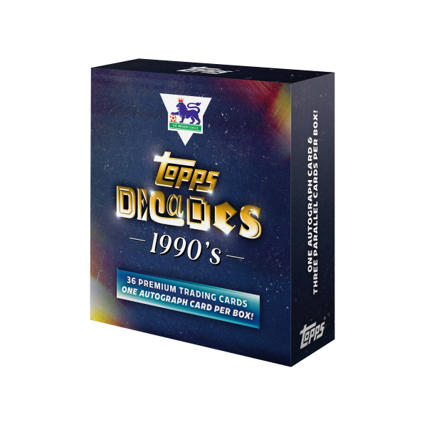 2025 Topps Decades Premier League Soccer – ’90s Edition