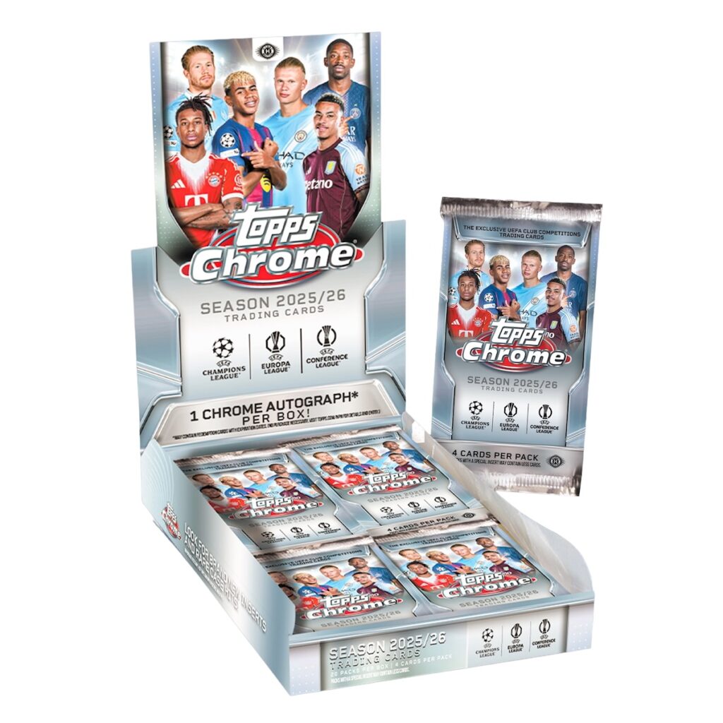 Topps Chrome® UEFA Club Competitions 2025-26 - Hobby Box