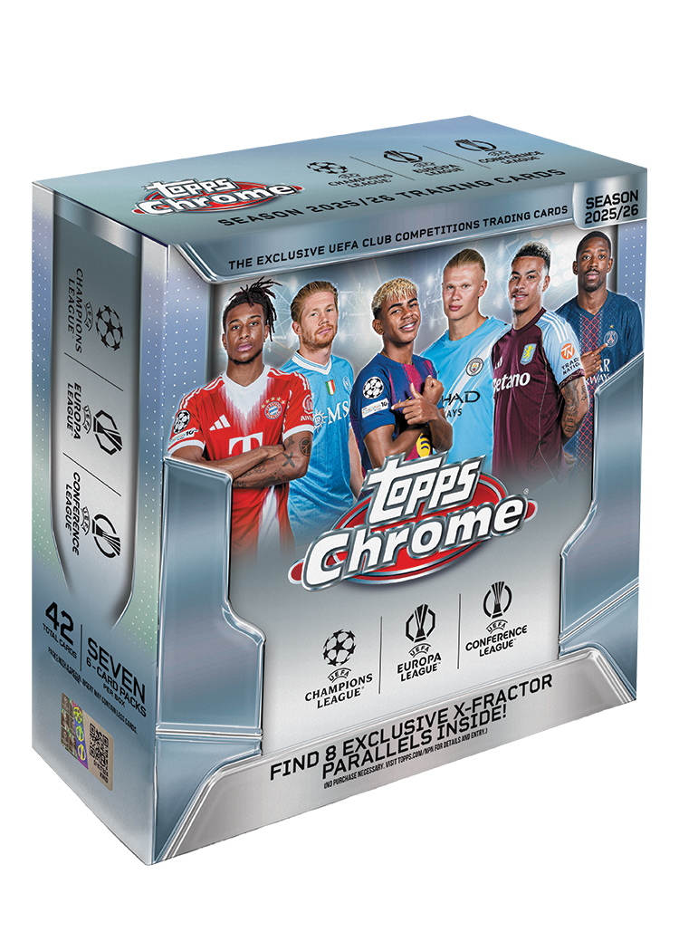 Topps Chrome® UEFA Club Competitions 2025-26 - Mega Box