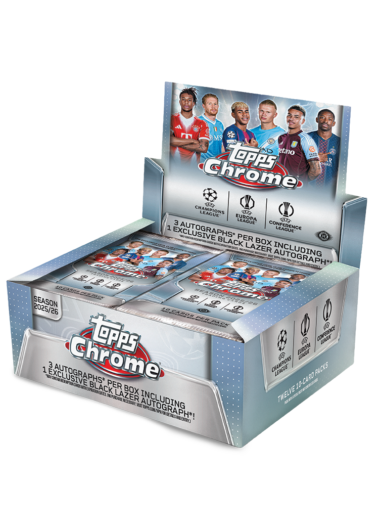 Topps Chrome® UEFA Club Competitions 2025-26 - Jumbo Box