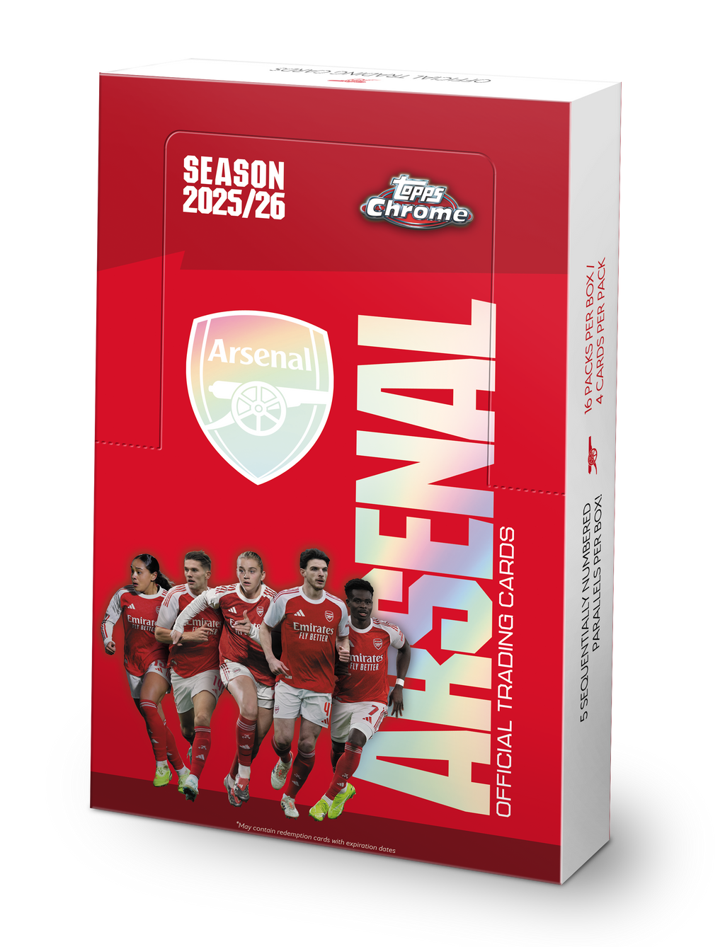 Topps Chrome® Arsenal 2025/26
