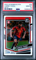 2023-24 PANINI DONRUSS FIFA #54 LAMINE YAMAL OPTIC Psa10