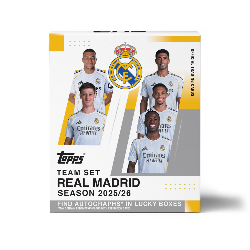 2025-26 TOPPS Real Madrid C.F. Team Set Soccer Cards Box